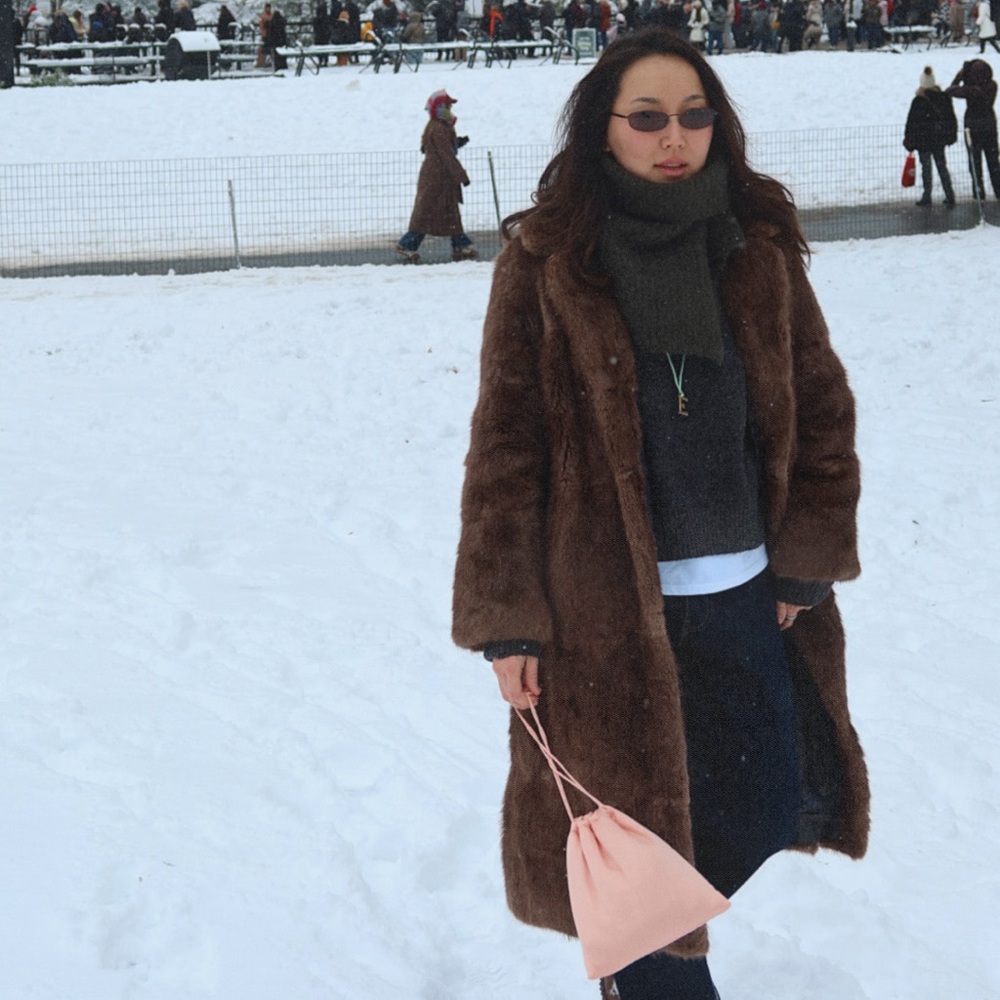 Brown Faux Fur Coat
